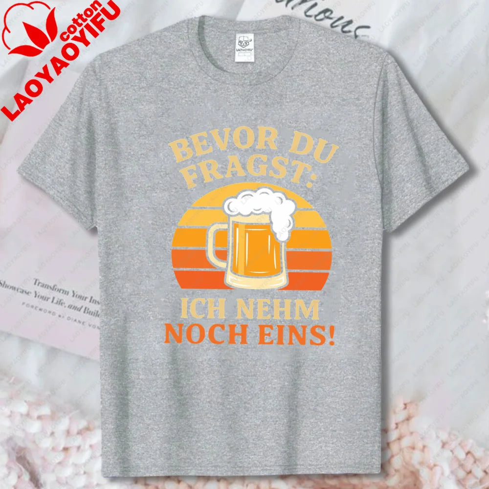 Trendy Saying T-shirts in German Beer & Oktoberfest