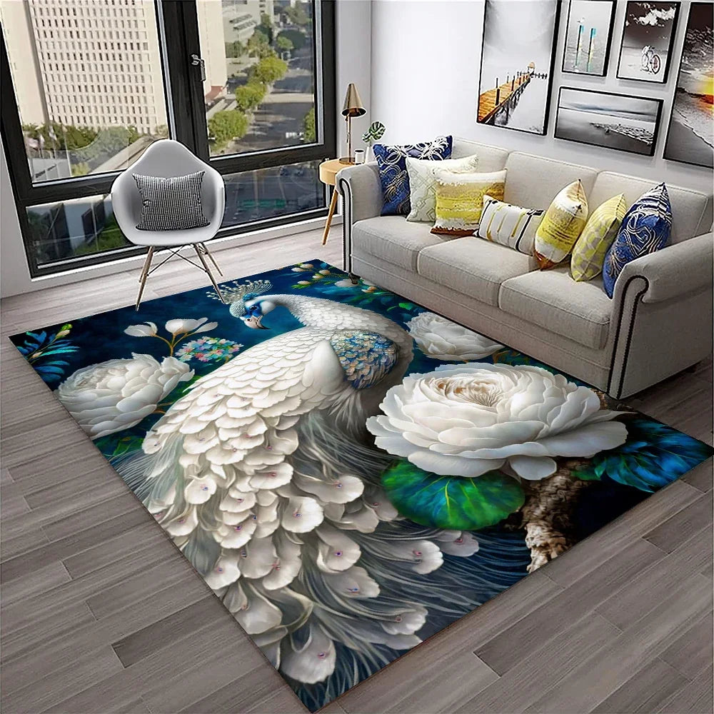 Peacock Rug Doormat