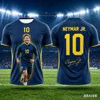 Neymar Jr #10 Brazil National Team Soccer Jersey T-Shirt