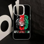 Afghanistan Flag Silver Plated Inside Phone Case For iPhone