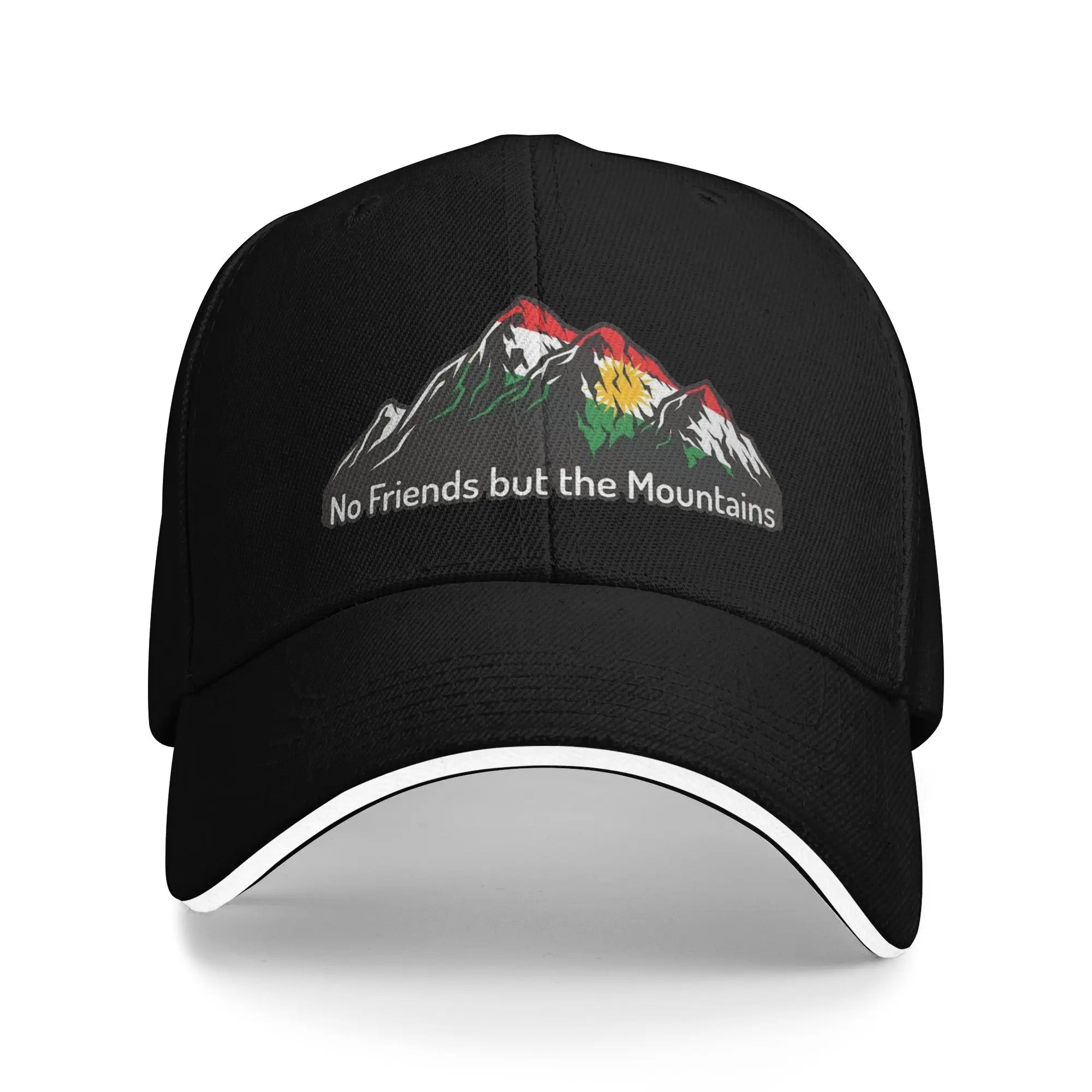 Kurdistan Baseball Cap No Friends but the Mountains