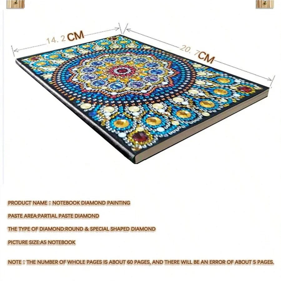 Peacock diary notebook Diamond Painting Kits