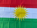Kurdistan Hanging Polyester Flag