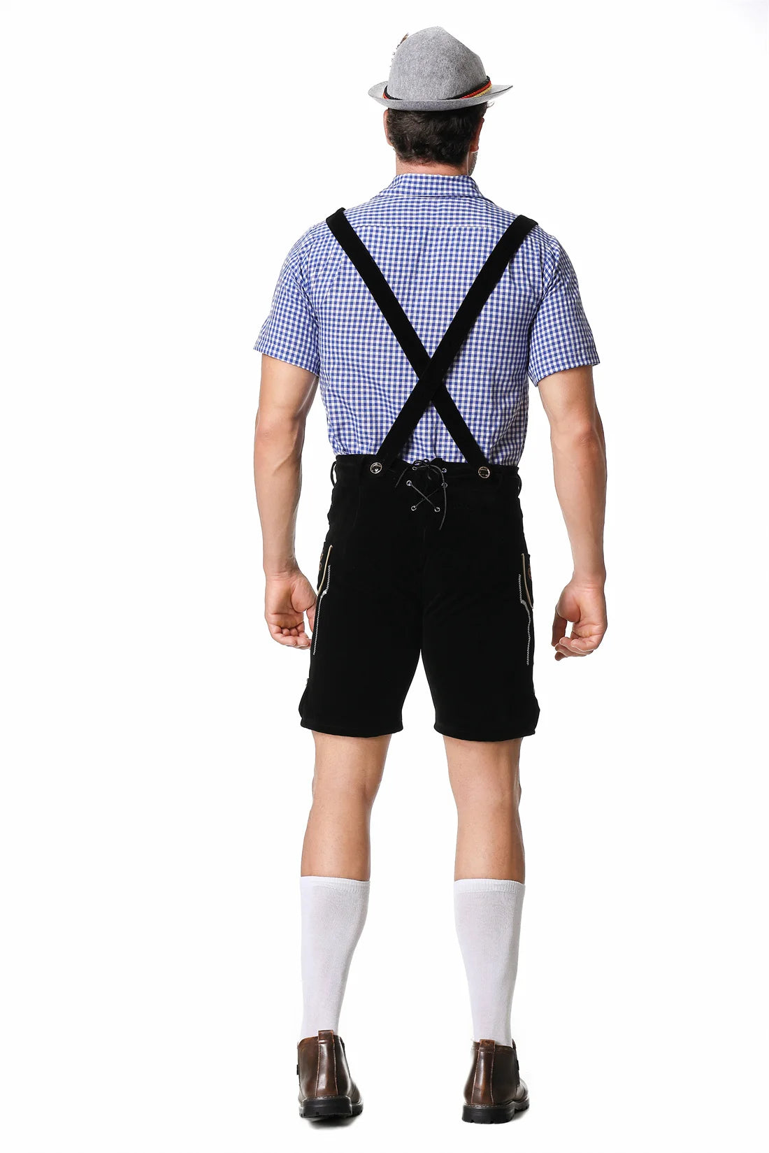 Men German Oktoberfest Lederhosen Costume