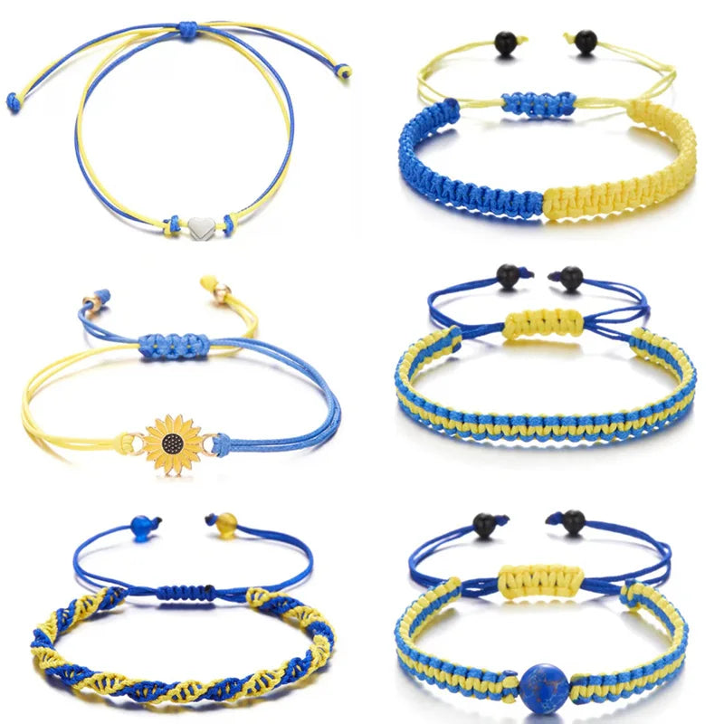 Unique Ukraine Flag Color Bracelet