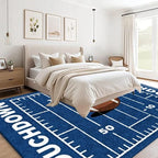 American Football Field Area Rug