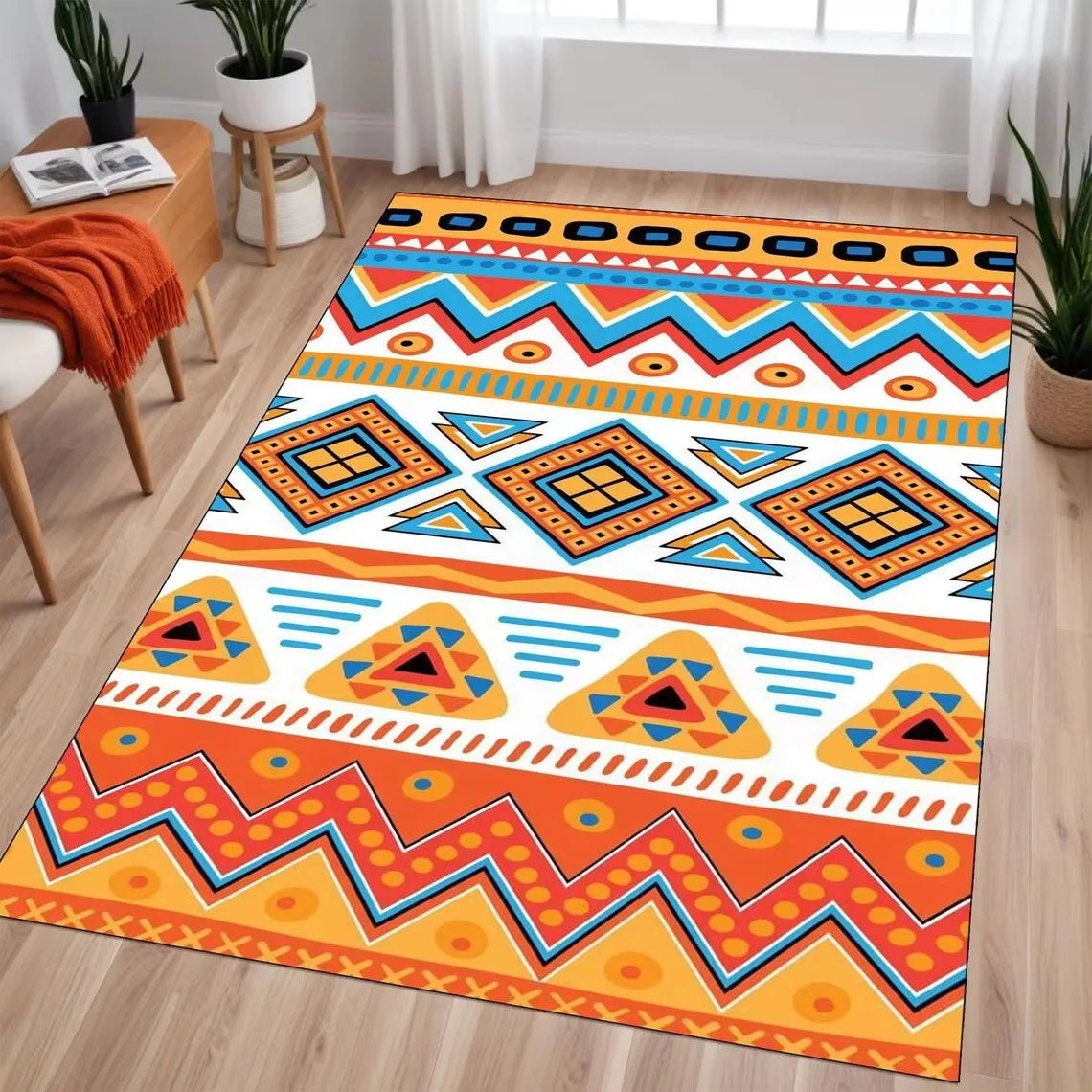 Southwestern Carpet, Aztec Tribal Area Mat