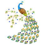 European Peacock Wall Clock