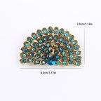 Luxury and fashionable peacock pin