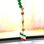 Iranian Flag Car Pendant