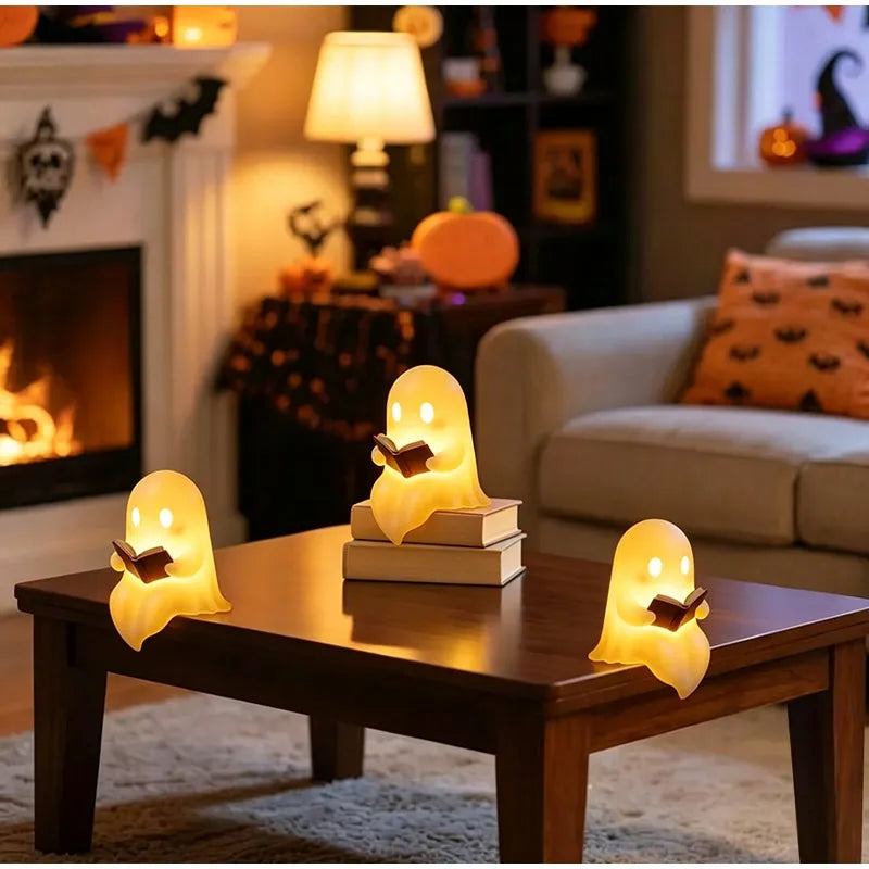 Halloween Desktop Luminous Reading Ghost Ornaments