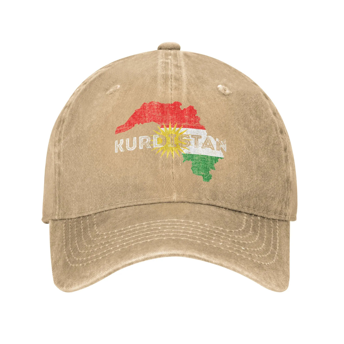 Kurdistan Flag Baseball Caps