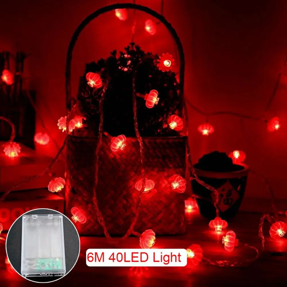 Traditional Chinese Knot Red Lantern LED
