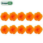 Artificial Carnation Marigold Flower for Diwali, Halloween, and Day of The Dead Party