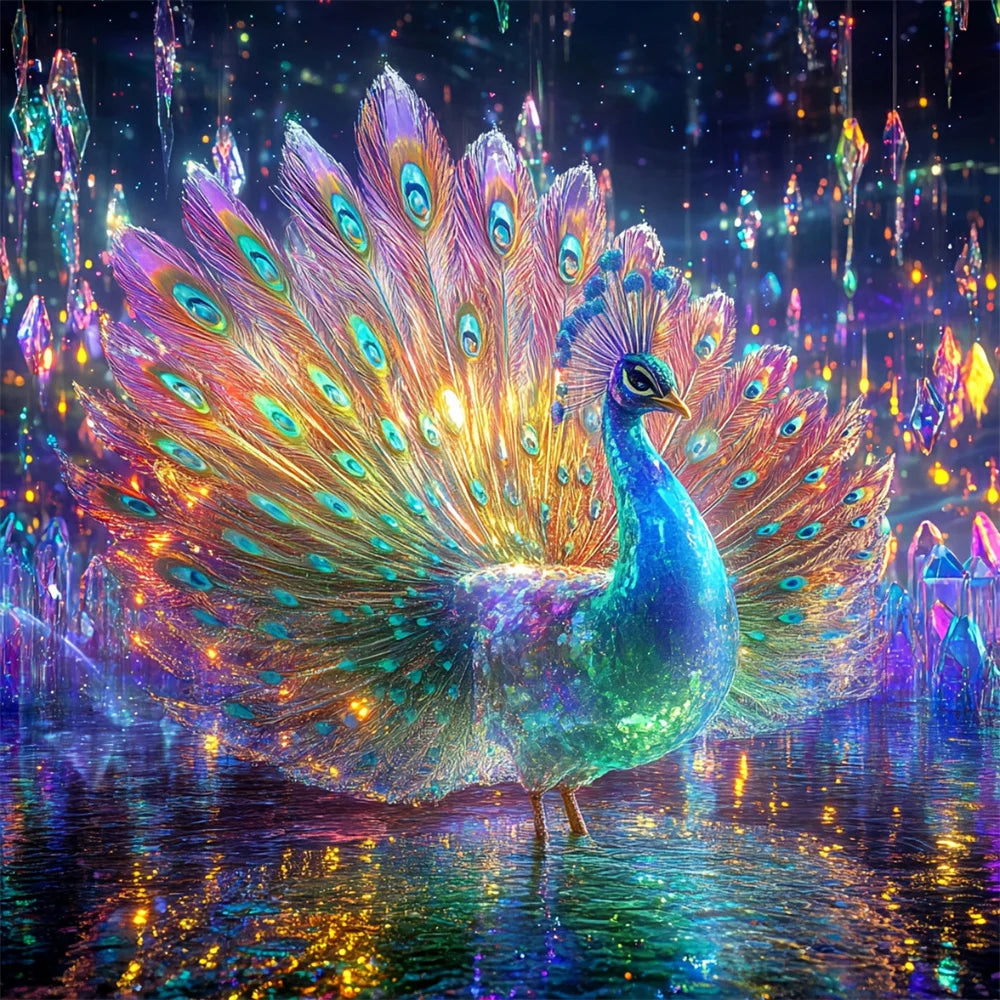 Peacock Diamond Mosaic