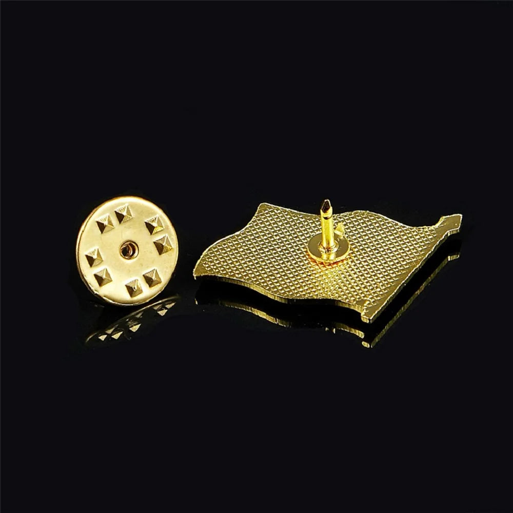 Afghanistan National Flag Metal Patriotism Pin