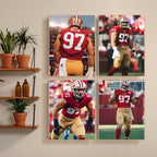 N-Nick B-Bosa Poster Self-adhesive Art  Paper Sticker
