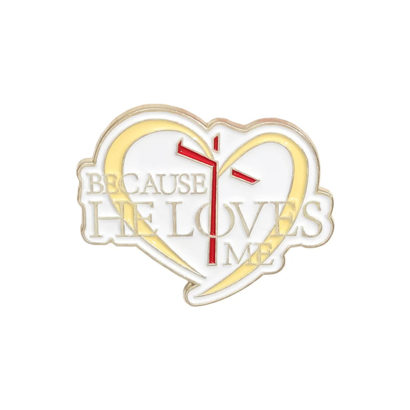 Jesus Love Me Collected Enamel Pins
