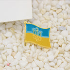 Ukraine Map Enamel Pins