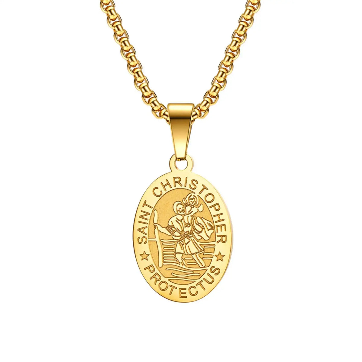 Saint Christopher Pendant Necklace – Unisex