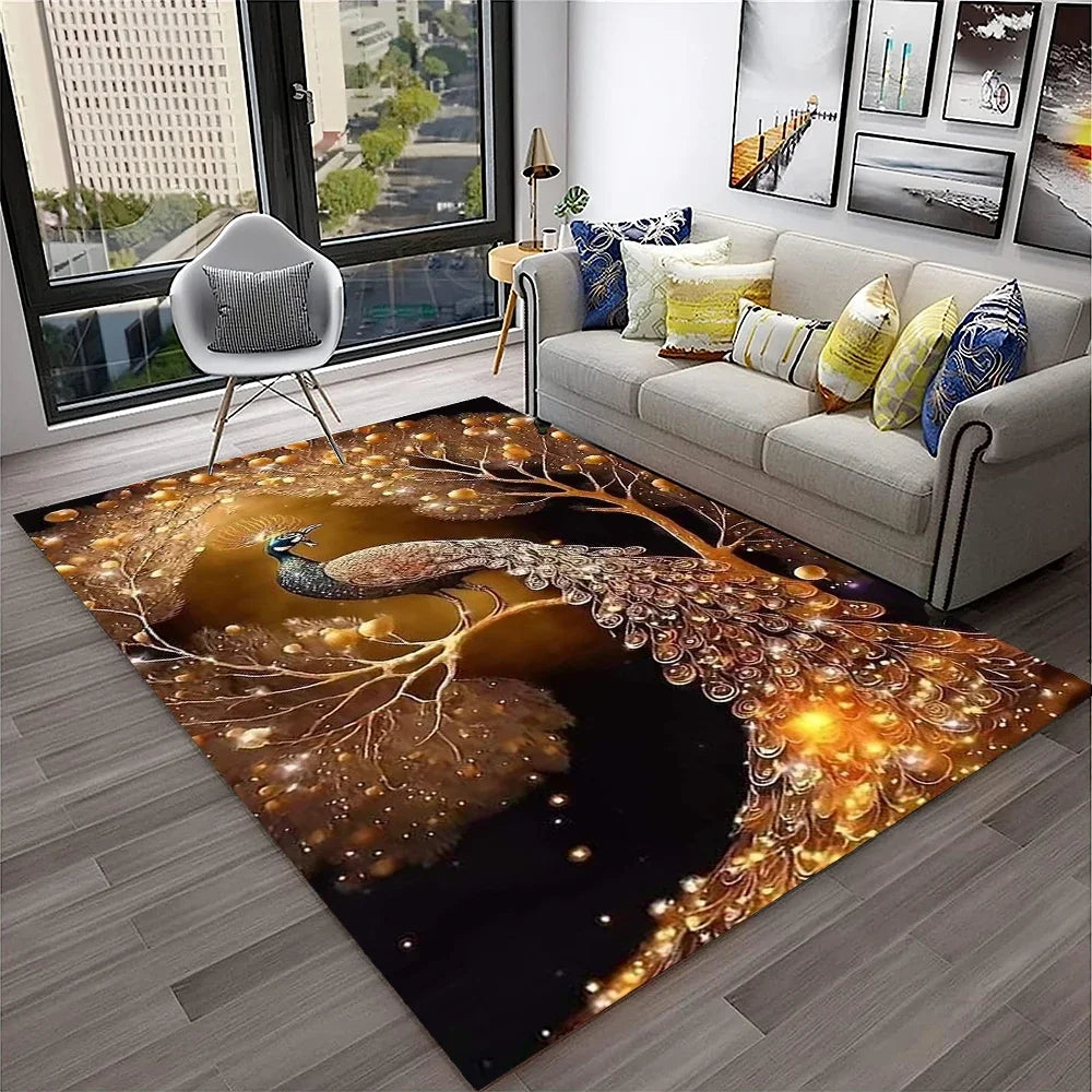 Peacock Rug Doormat