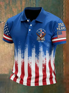 Polo Shirt USA Flag