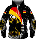 German Flag Eagle Hoodies