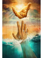 Jesus The Hand of God Canvas