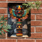 Native Themed Aluminum Ornament