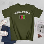Afghanistan Flag Vintage Premium T-shirt