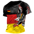 Germany National Flag Print Men's T Shirt