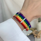 LGBTQ Rainbow Strap Bracelet