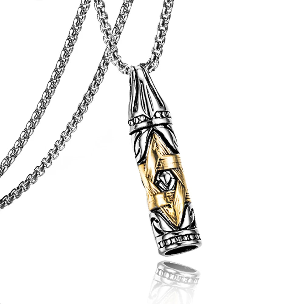 Stainless steel Israel Bat Mitzvah Gift Hanukkah Necklace