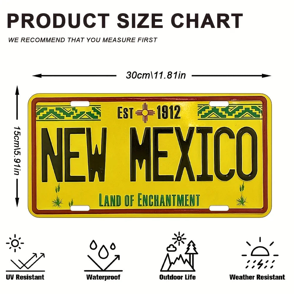 New Mexico License Plate
