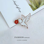 Peace Dove Olive Branch Pin