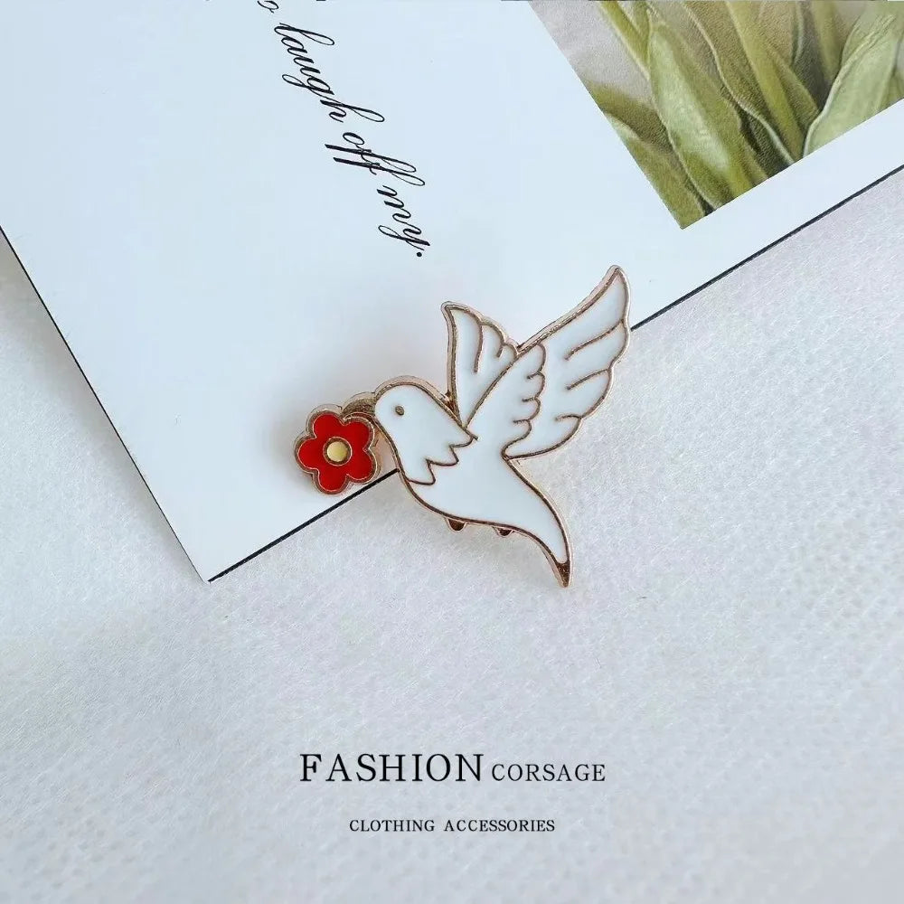 Peace Dove Olive Branch Pin