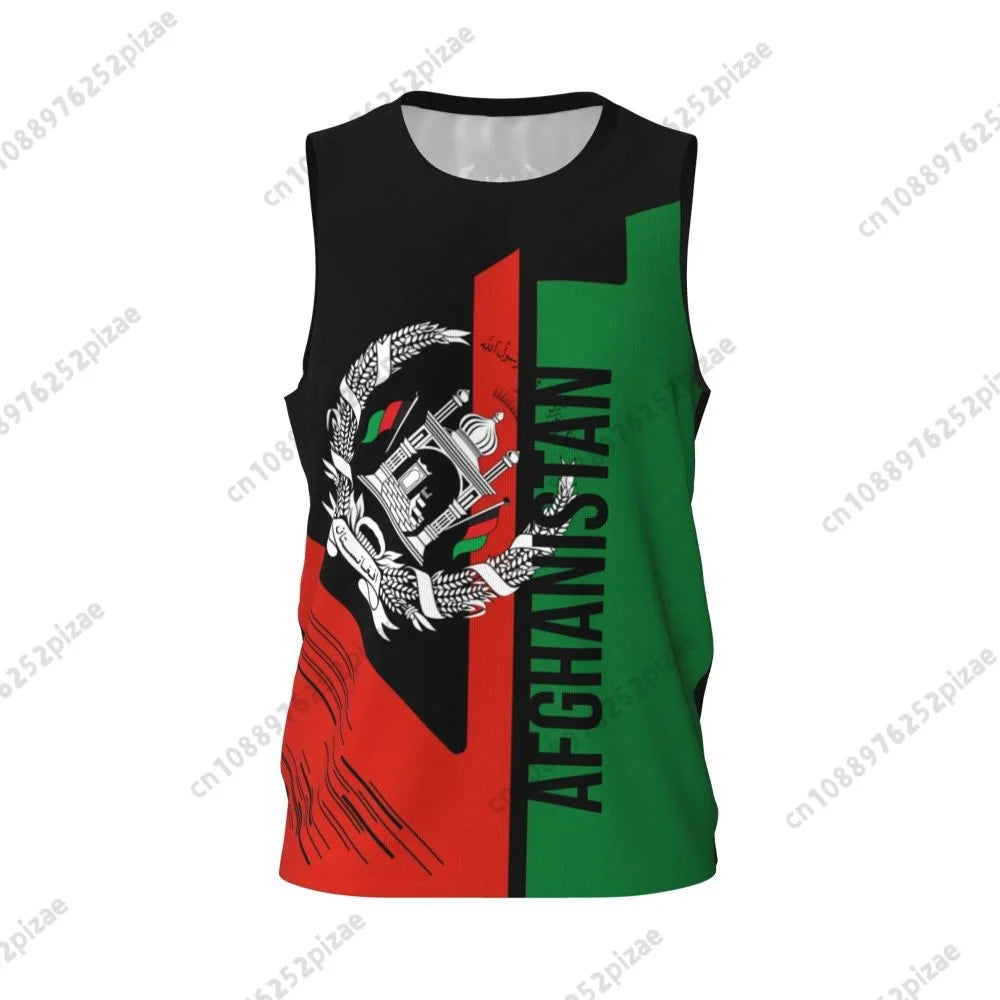 Afghanistan 3D Flag Sports T-shirts Men Fitness