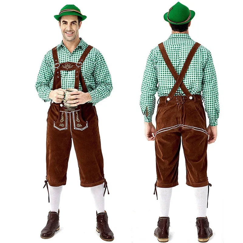 Men Bavarian Beer Male Costume German Oktoberfest