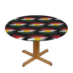 Kurdistan Flag Waterproof Round Tablecloth
