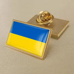 Ukrainian Map Emblem Pins