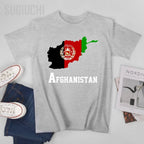 Men Afghan Country Map Tshirt