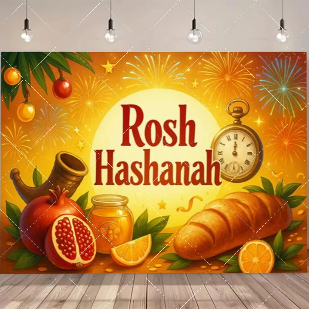 Jewish New Year Party Supplies Rosh Hashanah Tableware