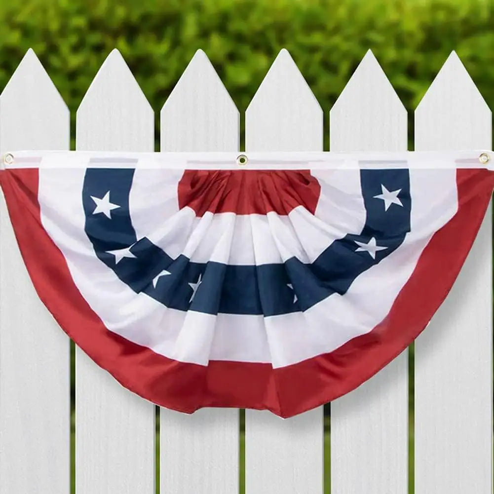 USA Patriotic Bunting Decoration  Flag