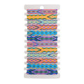 12Pcs/set Woven Bracelet Ethnic Rainbow Friendship Bracelet