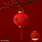 Chinese lamp LED Glowing classical red paper lantern