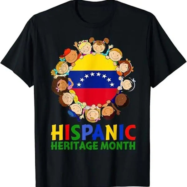Hispanic Heritage Month Venezuela Kids Boys Girls T Shirt