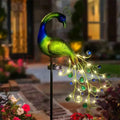 1Pc Peacock Solar Garden Lamp