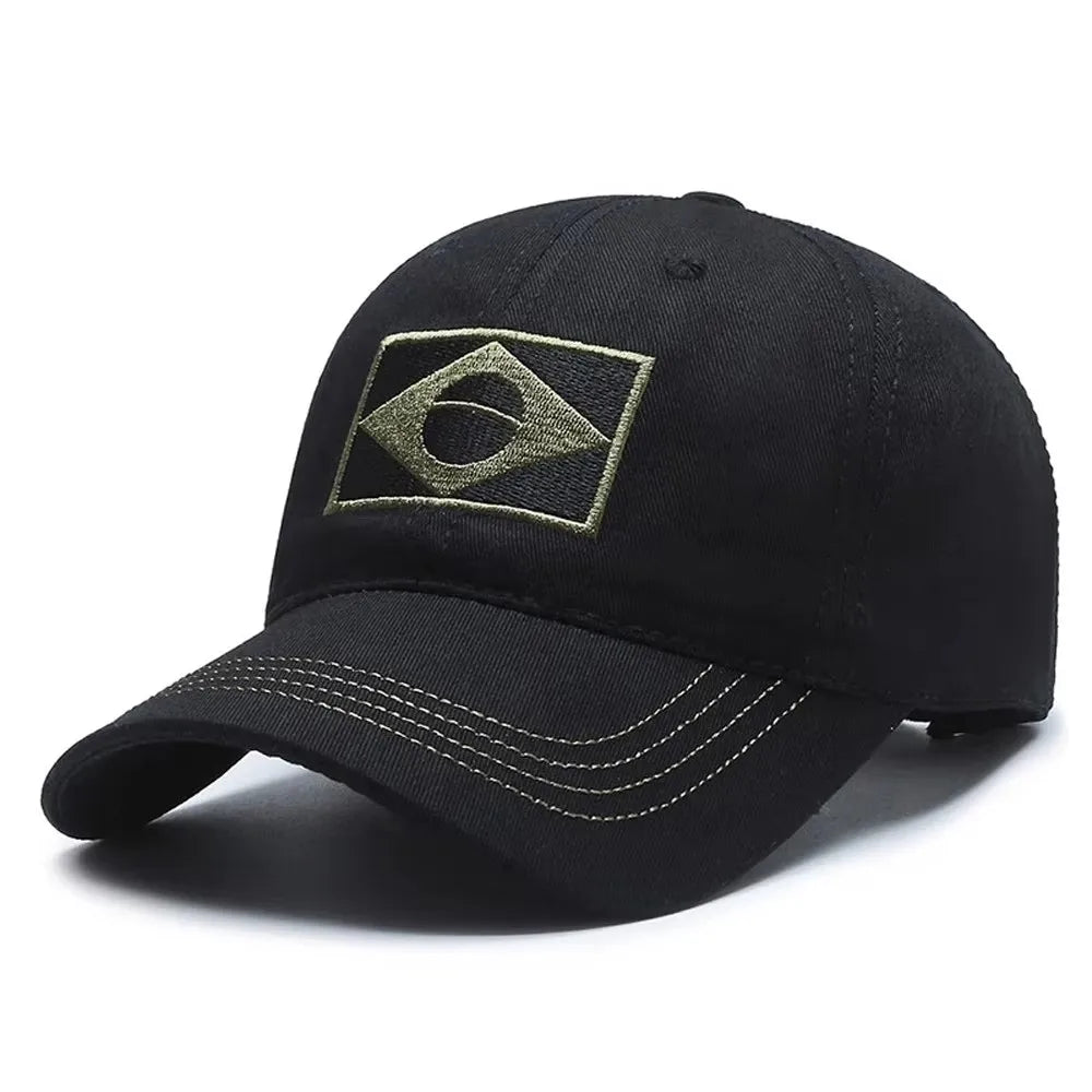 Brazil Flag Baseball Cap for Men