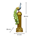 European Peacock Ornaments