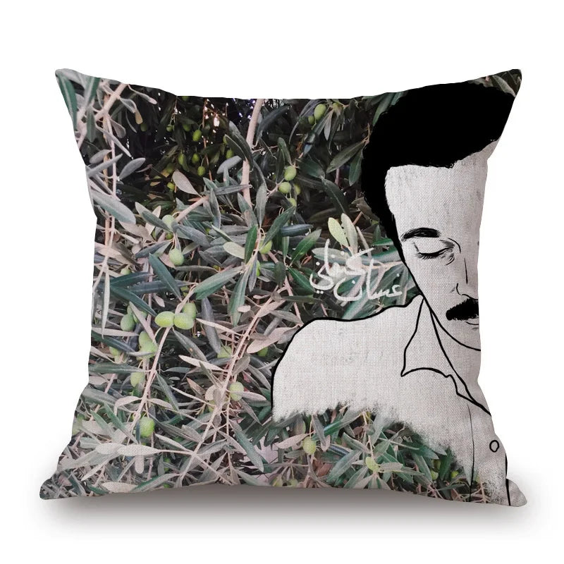Mahmoud Darwish Poem Cover Pillow Case